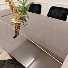 Load image into Gallery viewer, Apollo 1.6 Black Dining Table with Black Sintered Stone