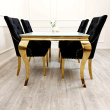 Load image into Gallery viewer, Bentley Gold Dining Chair