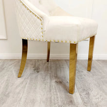 Load image into Gallery viewer, Bentley Gold Dining Chair