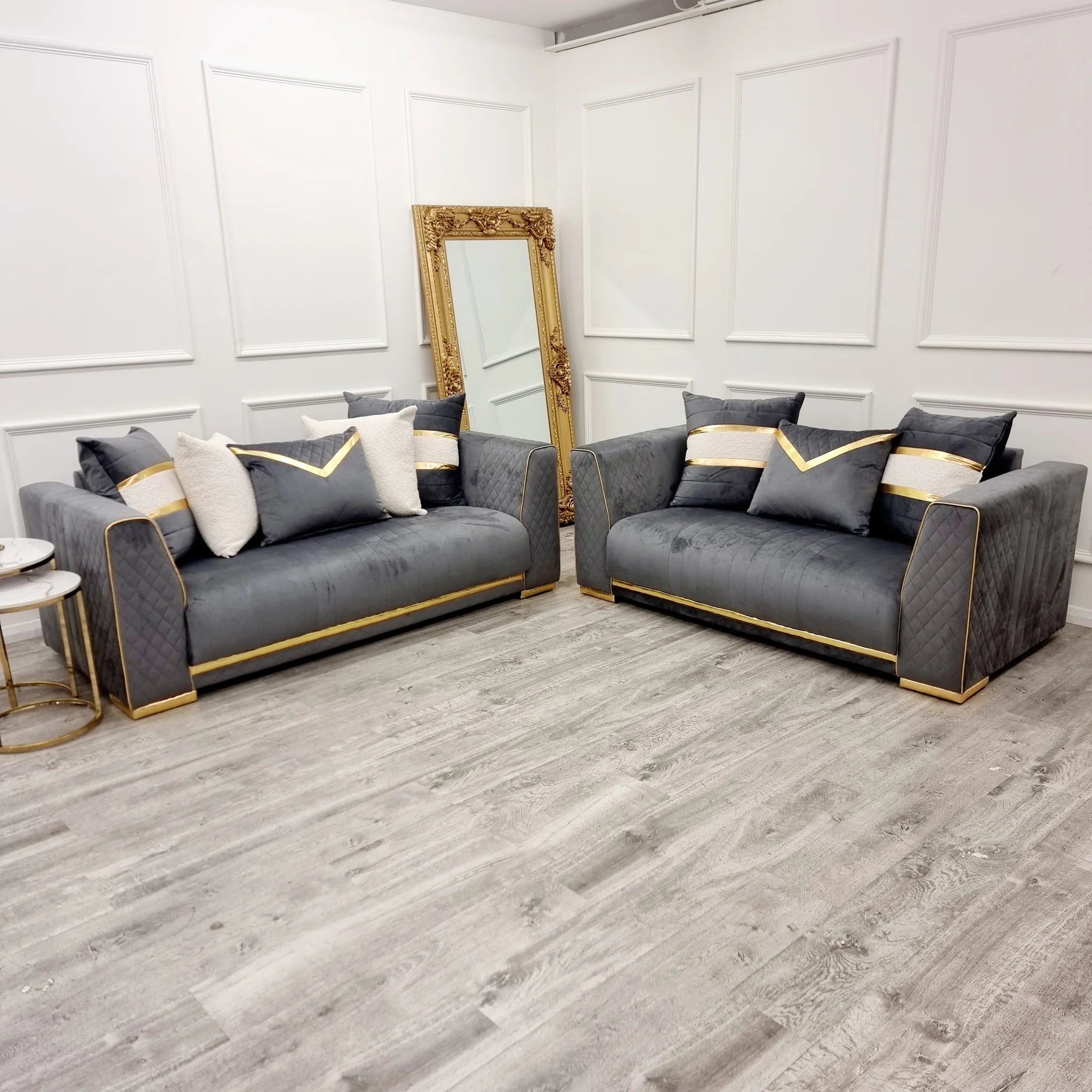 Golden colour sofa deals set