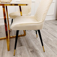 Load image into Gallery viewer, Luna Velvet Dining Chair - ALL COLOURS