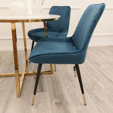 Load image into Gallery viewer, Luna Velvet Dining Chair - ALL COLOURS