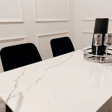 Load image into Gallery viewer, Titus 1.4 Black Dining Table with Sintered Stone Top