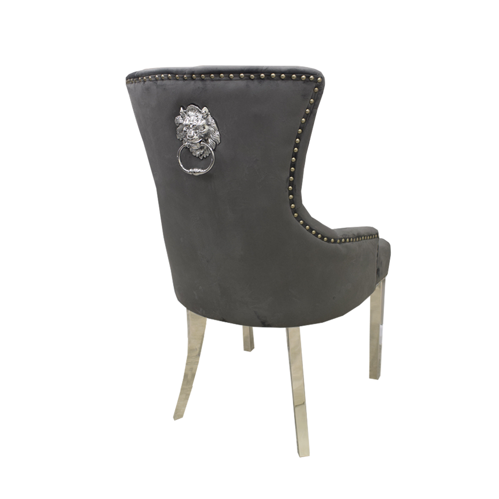 Megan Chair Dining Chair (Lion Knocker)