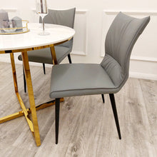 Load image into Gallery viewer, Flora Leather Dining Chair
