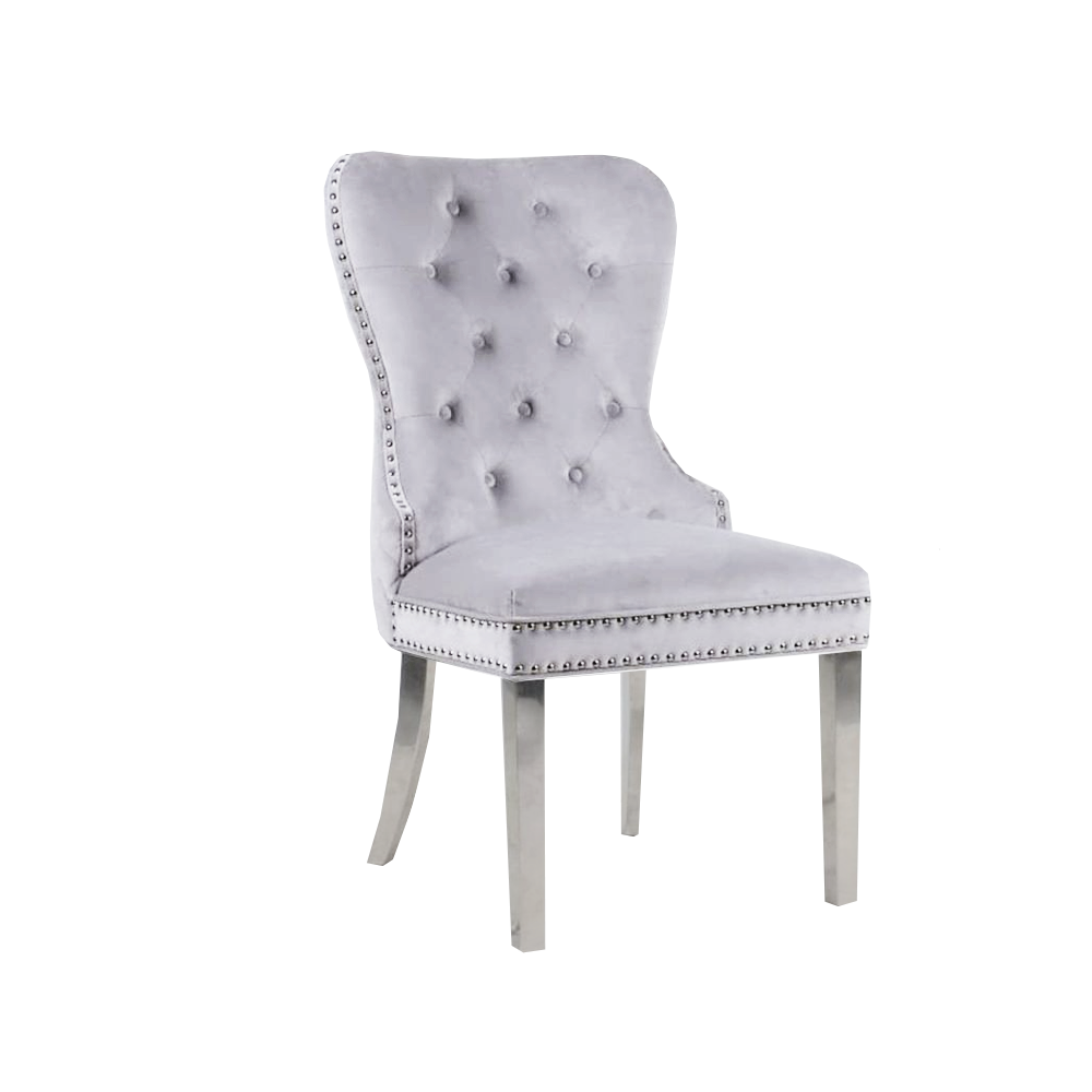 Mayfair Chair (Lion Knocker with Quilted Back)