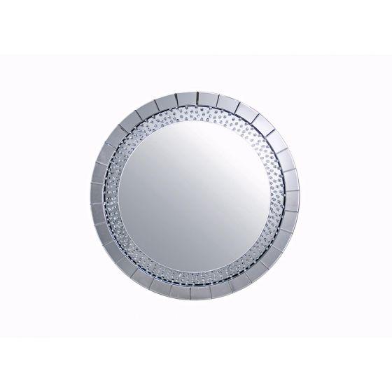 Round Floating Crystal Mirror